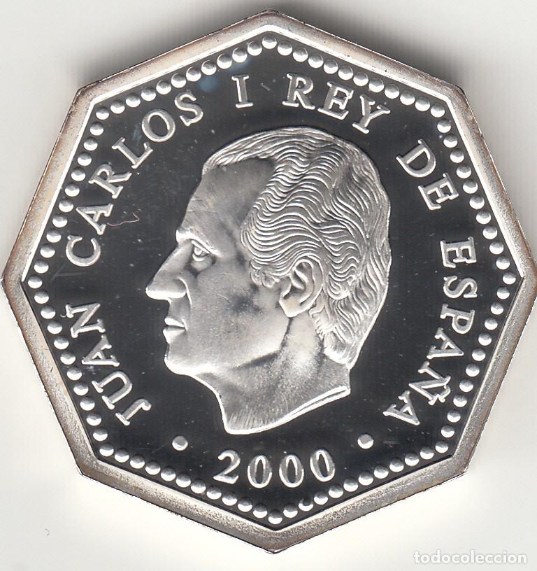 Monedas Juan Carlos I: JUAN CARLOS I: 1500 PESETAS 2000 - CAMBIO MILENIO / PLATA 925