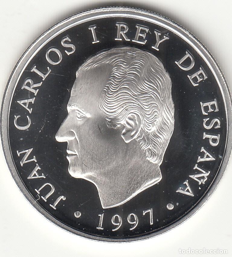 Monedas Juan Carlos I: JUAN CARLOS I: 1000 PESETAS 1997 - ANIVERSARIO CANOVAS / PLATA 925