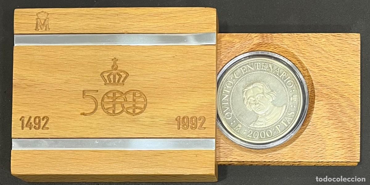 Monedas Juan Carlos I: ESPA&Ntilde;A , A&Ntilde;O 1989 , SERIE I 2000 PTAS PLATA (925) , PESO 27GR