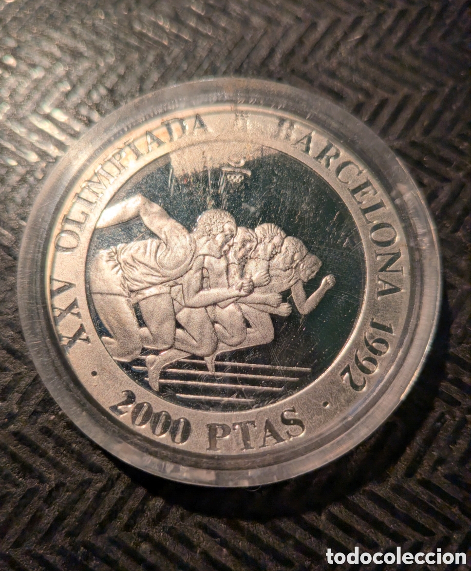 Monedas Juan Carlos I: Moneda de Plata 2.000ptas. Barcelona 92.