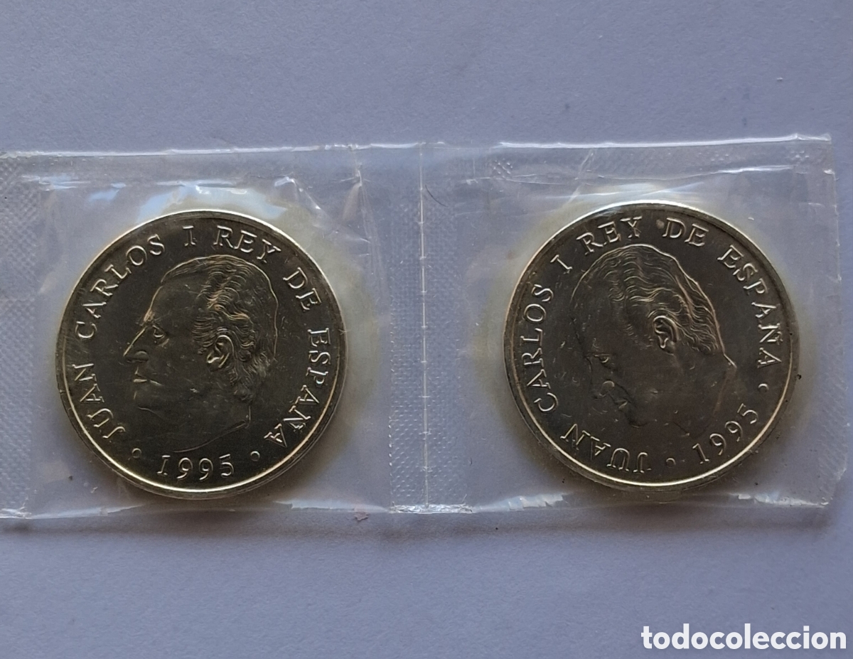 Monedas Juan Carlos I: MONEDAS DE 2000. LOTE DE 2. 1995.