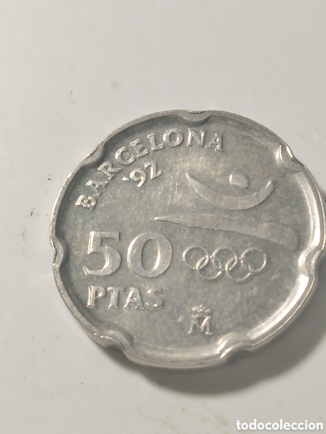 Monedas Juan Carlos I: Moneda conmemorativa de 50 pesetas de los XXV JJOO Barcelona 92. Sin Circular.
