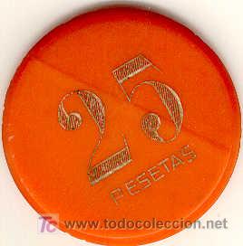 Monete locali: (FC-769)FICHA 25 PTS.CASINO PRINCIPIOS DE SIGLO
