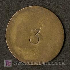Monedas locales: FICHA  DE PROSTIBULO - VALENCIA - 3 PTAS - - Foto 2