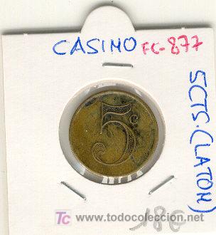 Monete locali: (FC-877)Ficha 5 CTS.CASINO???