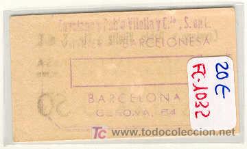 Monedas locales: (FC-1032)VALE 50 CTS.VIDRIERA BARCELONESA - Foto 2