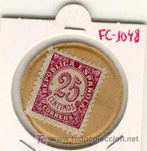 Local Coins: (FC-1048)VALE 25 CTS.REPUBLICA ESPA&Ntilde;OLA