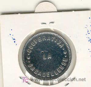 Monedas locales: (FC-1069)FICHA 50 CTS.COOPERATIVA SABADELLENSE - Foto 2