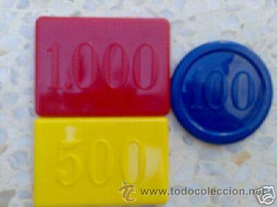 Monnaies locales: CASINO  MARTIN...........ALMODOVAR DEL CAMPO   (C.REAL)   3 FICHAS