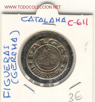 Monnaies locales: FICHA FALGA FIGUERAS GERONA sin valor