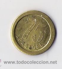 Monedas locales: FICHA DE MAQUINA DE JUEGO *SPANAGEL*  75 - Foto 1
