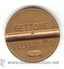 ficha telefono gettone telefonico numero 7112 Buy Local coins