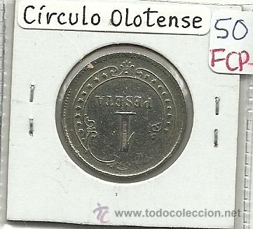 Monedas locales: (FCP-41)FICHA 1 PTS.CIRCULO OLOTENSE(OLOT) - Foto 1