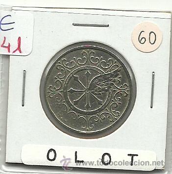 Monedas locales: (FCP-41)FICHA 1 PTS.CIRCULO OLOTENSE(OLOT) - Foto 2