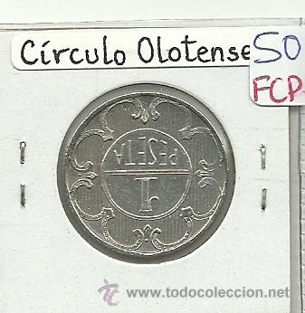 Monedas locales: (FCP-42)FICHA 1 PTS.CIRCULO OLOTENSE(OLOT) - Foto 1