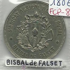 Monedas locales: (FCP-80)FICHA 25 PTS.SINDICAT AGRICOL Y CAIXA RURAL DE LA BISBAL DE FALSET(TARRAGONA). Lote 25531274