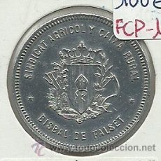 Monedas locales: (FCP-107)FICHA 10 CTS.SINDICAT AGRICOL Y CAIXA RURAL DE LA BISBAL DE FALSET(TARRAGONA). Lote 25531351