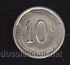 Monedas locales: FICHA DE 10 CENTIMOS A IDENTIFICAR - Foto 1