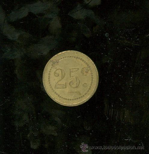 Monedas locales: FICHA DE 25 C. A IDENTIFICAR. - Foto 2