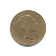 Monedas locales: 2- LA JOYERIA PLATERIA RELOJERIA LA ISLA DE CUBA BARCELONA BUSTO ALFONSO XII MODULO: 24 M. MUY