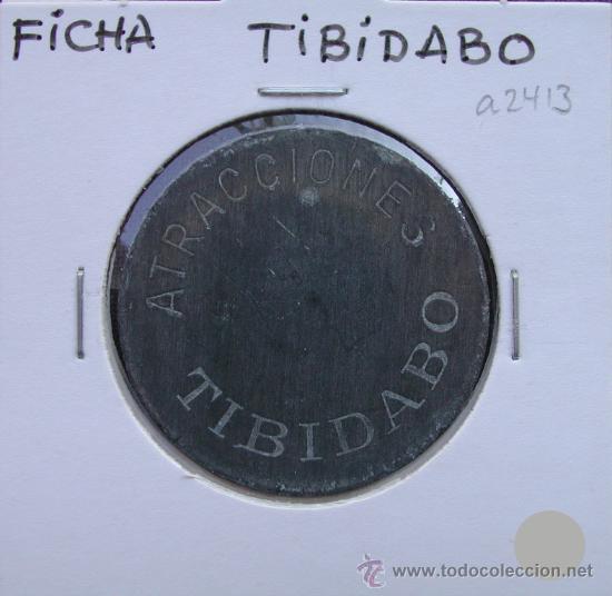 Monedas locales: Ficha ATRACCIONES TIBIDABO - Foto 1
