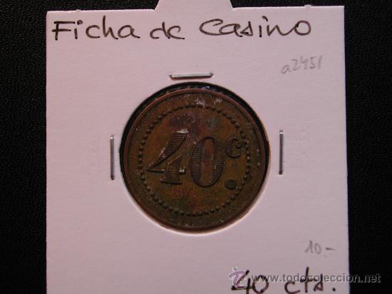 Monedas locales: FICHA 40 centimos - Foto 1