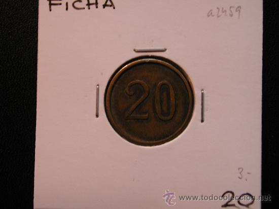 Monedas locales: FICHA: 20 - Foto 1