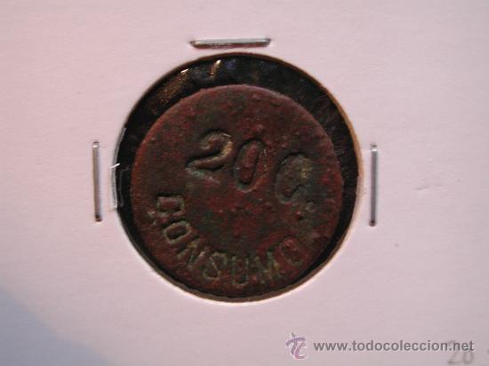 Monedas locales: FICHA: 20 CENTIMOS CONSUMO - Foto 2