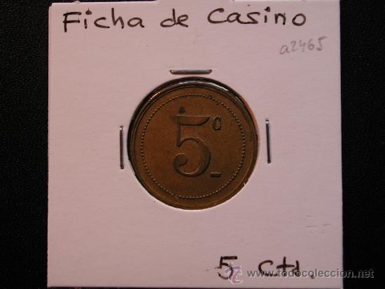 Monnaies locales: FICHA: 5 CENTIMOS
