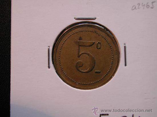 Monedas locales: FICHA: 5 CENTIMOS - Foto 2