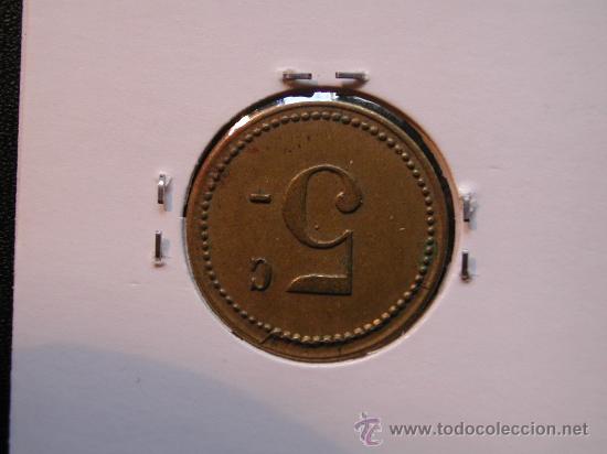 Monedas locales: FICHA: 5 CENTIMOS - Foto 4