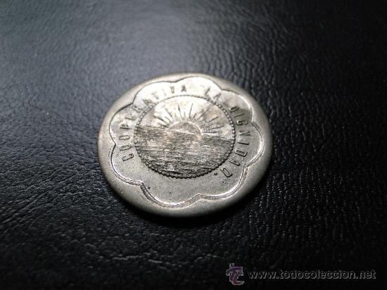 Monedas locales: .Ficha de 10 Centimos- Cooperativa La Dignidad-Barcelona - Foto 1