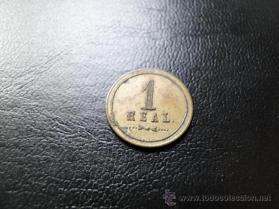 Monedas locales: .FICHA DE 1 REAL- GRAN CAFE DE TARRACO - TARRAGONA - Foto 2