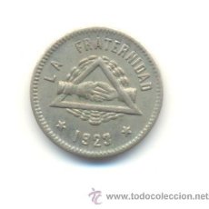 Monedas locales: COOPERATIVA LA FRATERNIDAD SAN CARLOS BARCELONETA, 25 CÉNTIMOS 1923. MUY BONITA.