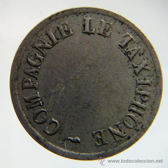 Monedas locales: Ficha de Francia COMPAGNIE LE TAXIPHONE - Foto 1