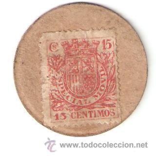 Monedas locales: FICHA DE 15 CENTIMOS - Foto 2