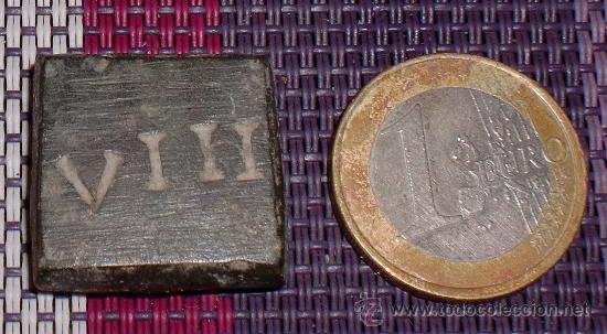 Monedas locales: Ponderal de 8 maravedis - Foto 1