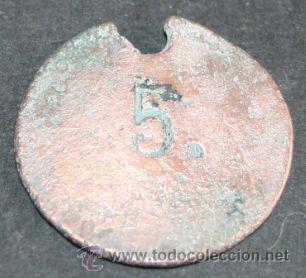 Monedas locales: FICHA SIN IDENTIFICAR DE CASINO COOPERATIVA O COMERCIO - Foto 2