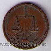 Monedas locales: FICHA DE 25 CENTIMOS DE LA ECONOMICA RIPOLLENSE - Foto 2