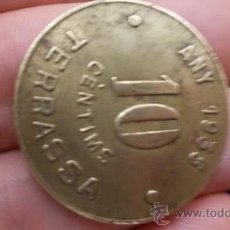 Monedas locales: 10 CENTIMS 1935 TERRASSA EN BUENA CONSERVACION