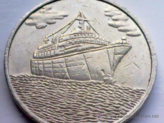 Monedas locales: MONEDA TOKEN 25 - BARCO CRUCERO - Foto 1