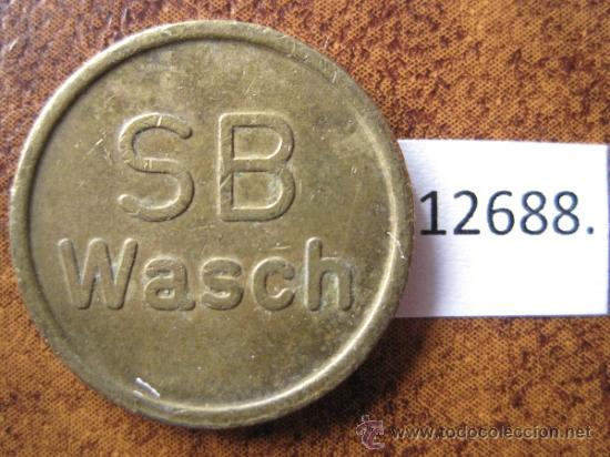 Monedas locales: Ficha autolavado sb, token, jeton - Foto 2