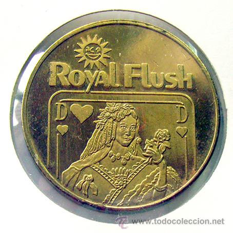 Monedas locales: JETON-TOKEN ROYAL FLUSH . POKER - Foto 1