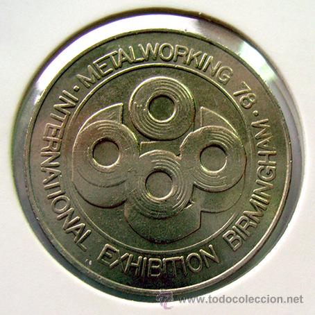 Monedas locales: INGLATERRA . BIRMINGHAN.  JETON-TOKEN . METALWORKING-78 - Foto 1