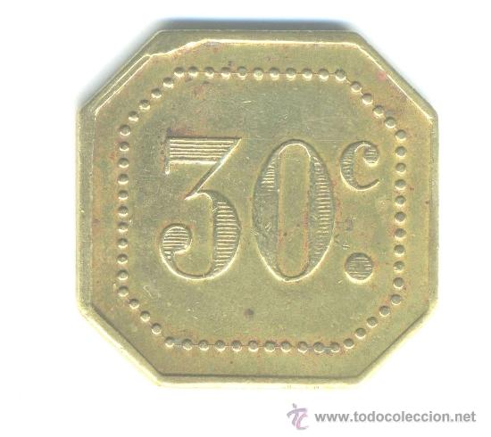 Monedas locales: ficha 30 centimos - Foto 2