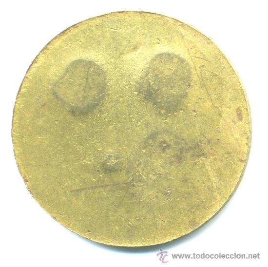 Monedas locales: Ficha antigua a identificar. - Foto 2