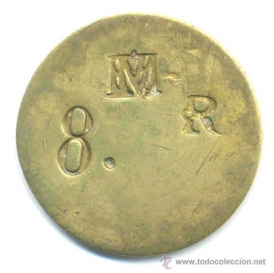 Monedas locales: Ficha antigua a identificar. - Foto 1