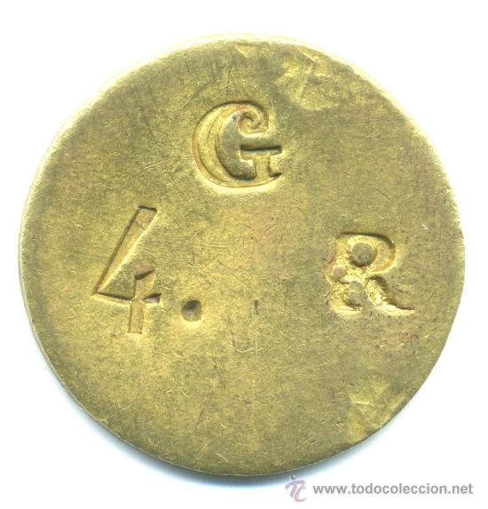 Monedas locales: Ficha antigua a identificar. - Foto 1