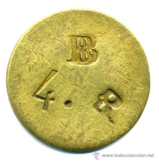 Monedas locales: Ficha antigua a identificar. - Foto 1