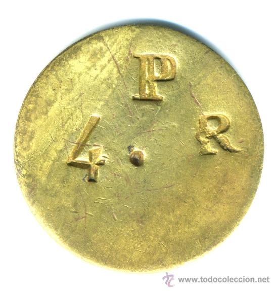 Monedas locales: Ficha antigua a identificar. - Foto 1